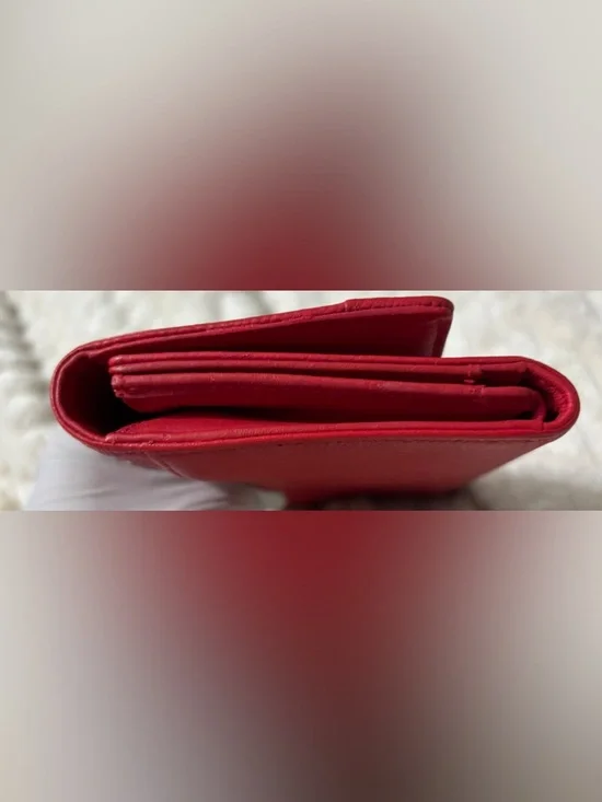 MCM Hot Pink Continental Trifold Wallet - Picture 5 of 15